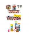 Kit Coordinato Tavola Topolino Con Bolle Sapone per 40 Persone