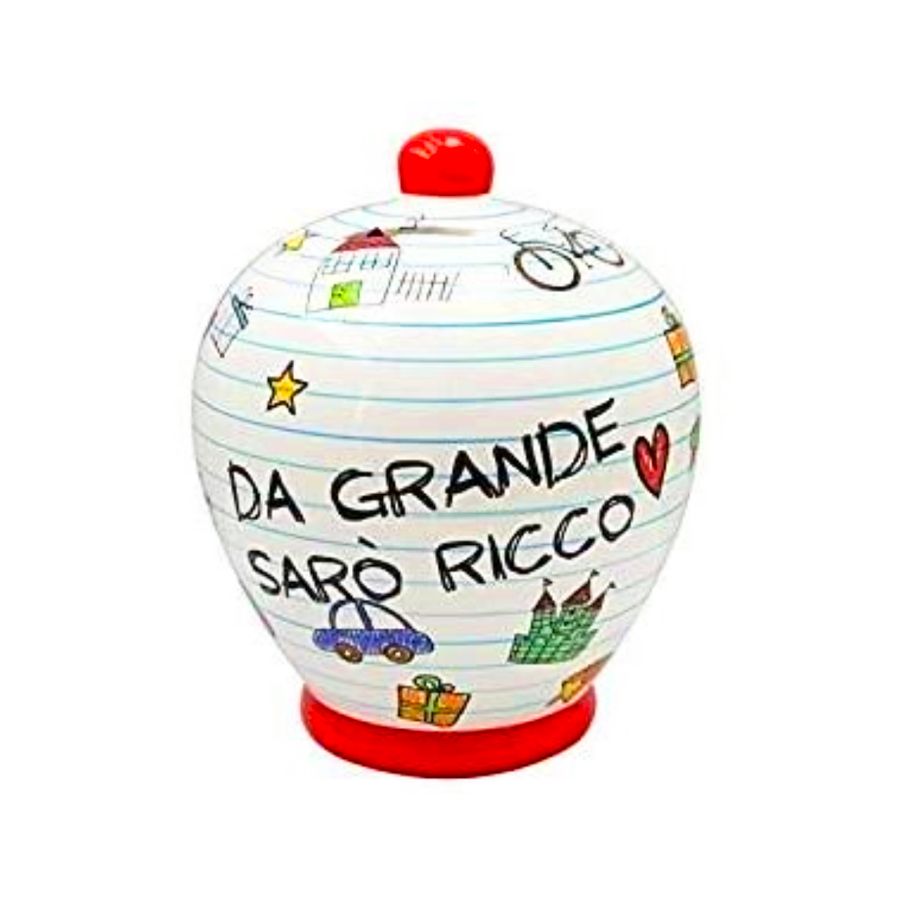 Salvadanaio Zero 20 Cm Regalo Classico E Semplice - 3