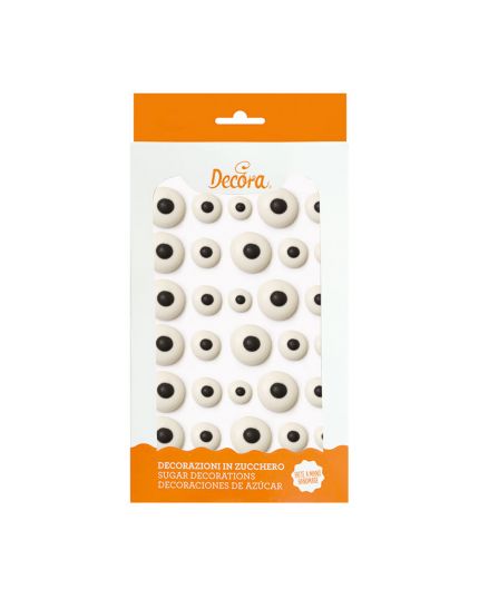 Occhietti 3D in zucchero Decora 