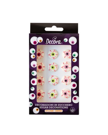 Occhi Spaventosi in zucchero Decora
