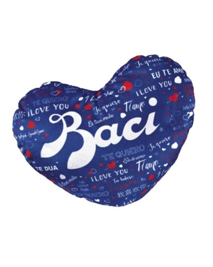Cuscino Cuore con Scritte e con Baci Perugina 75gr