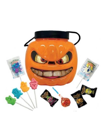 Zucca di Halloween con Mix di Caramelle 200g
