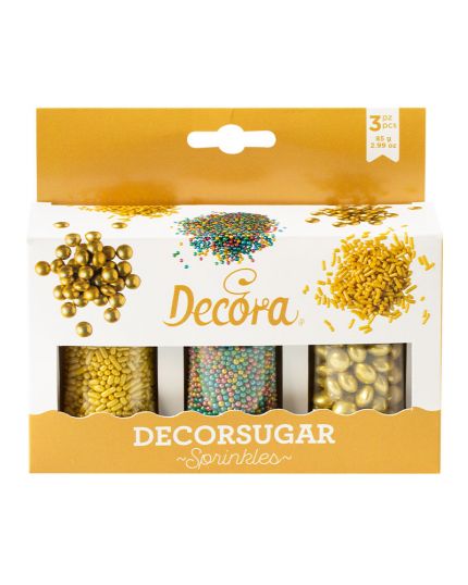 Set Decor Mix bianco e oro Decora 85g