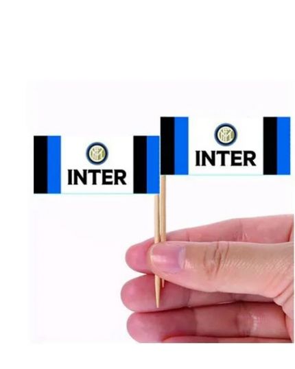 Pick Bandierine Cocktail Inter 24pz    
