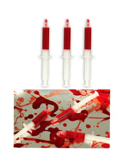 Siringhe con Sangue Finto