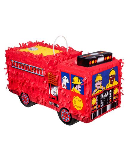 Pignatta Camion dei Pompieri 43x24x18 cm