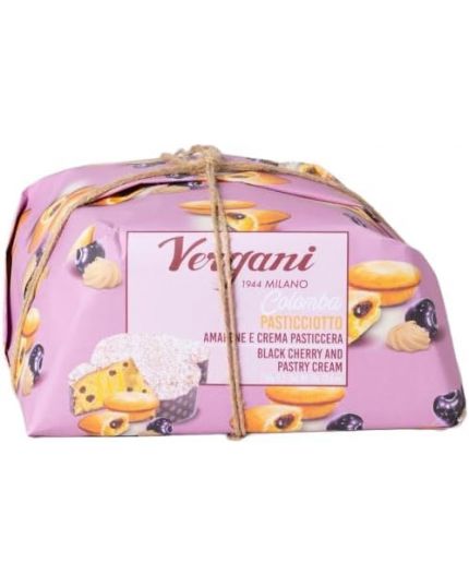 Vergani Milano, Colomba Pasticciotto,  con Amarene e crema Pasticcera 750 g