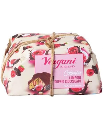 Vergani Milano, Colomba lamponi e doppio cioccolato, 750 g
