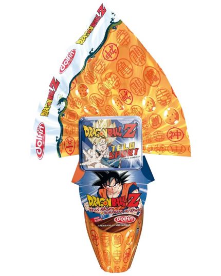 Uovo Pasqua DragonBall con telo Mare Dolfin 320g
