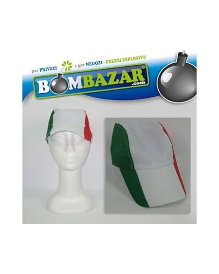 Cappellino Tricolore Bandiera Italia
