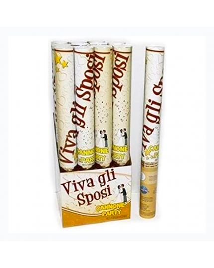 Tubo Sparacoriandoli Matrimonio Viva gli Sposi 