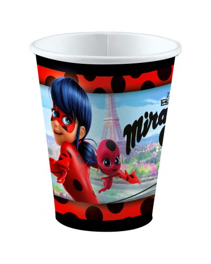 Bicchieri Carta Miraculous LadyBug