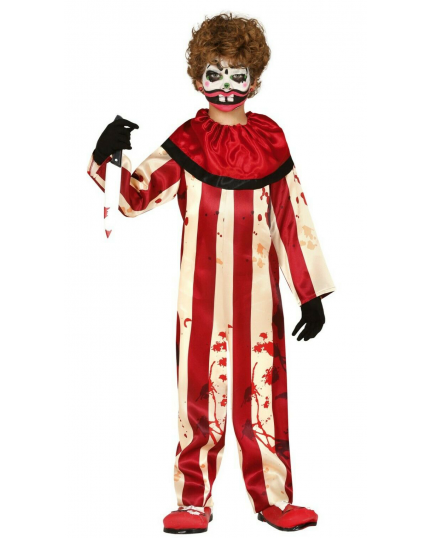 Costume Pagliaccio a Righe da bambino