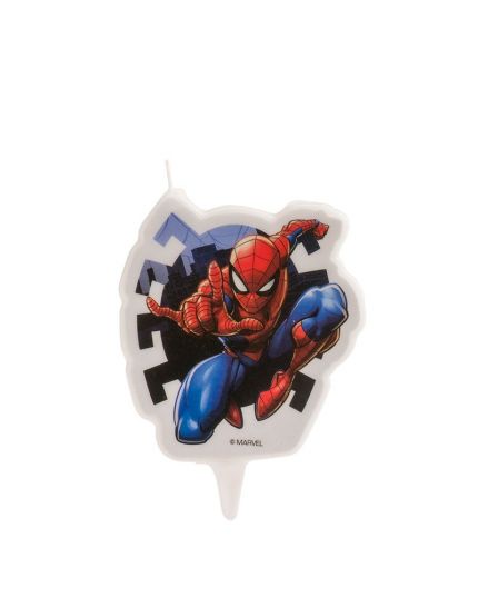 Candelina Sagomata Spiderman