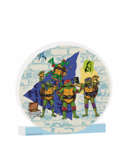 Sopratorta Tartarughe Ninja in Polistirolo 30x30x5 cm