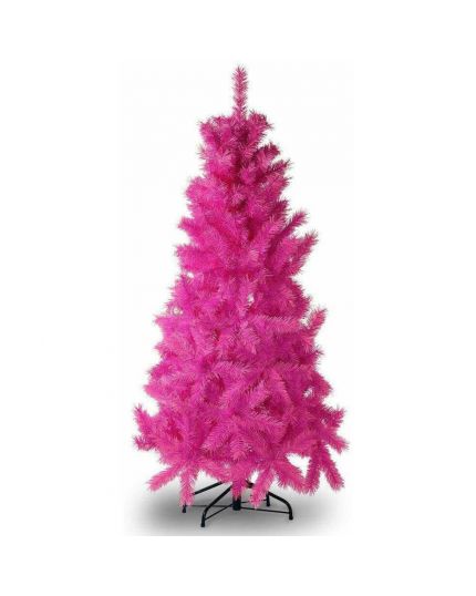 Albero di Natale Rosa Folto Varie Dimensioni