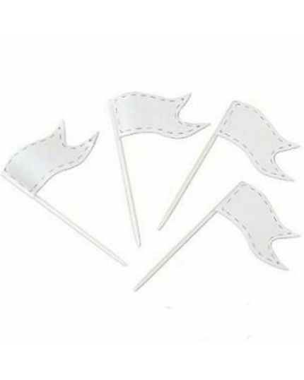 Pick Stecchini Bandierine per Buffet Scrivibili 25pz