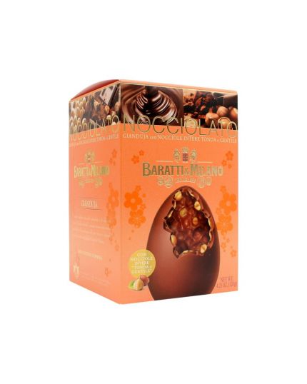 Mini Uovo Pasqua Cioccolato Fondente Nocciolato Baratti e Milano 100g
