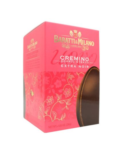 Uovo Pasqua Cremino Doppio Strato Extra Noir Baratti e Milano 250g
