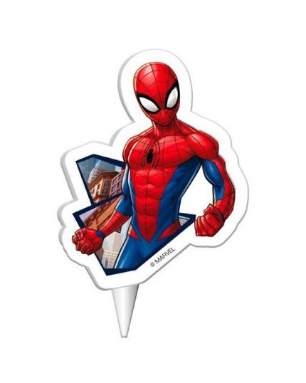 Candelina Sagomata Spiderman