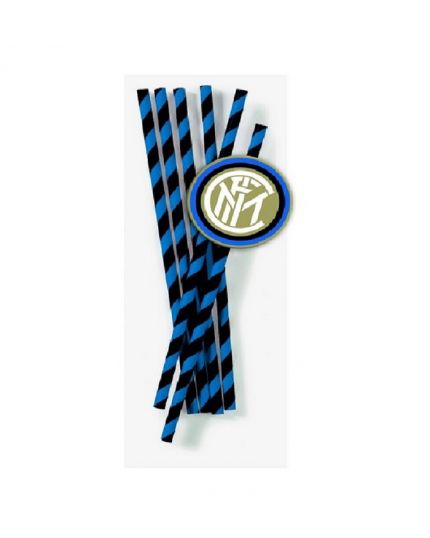 Cannucce in Carta Inter 12pz