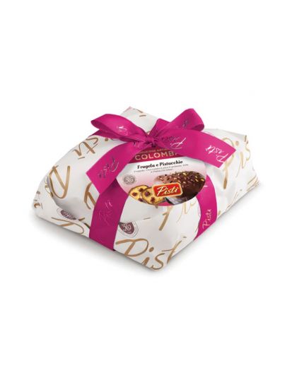 Pisti Colomba Fragola Pistacchi e Cioccolato Fondente 750gr
