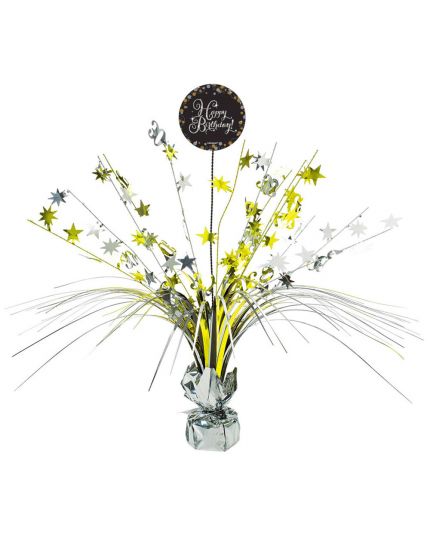 Centrotavola Happy Birthday Sparkling 45cm