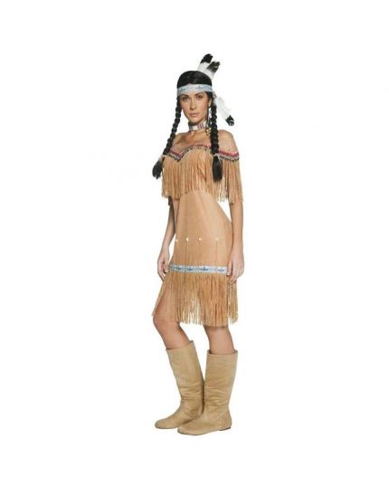 Costume Indiana con Frange Donna