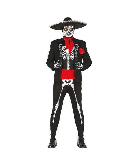 Costume Teschio Messicano Uomo