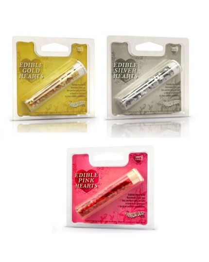 Cuoricini Edibili Colorati Rainbow Dust 2gr