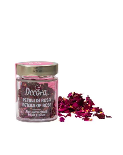 Fiori Commestibili Decorativi Petali di Rosa Decora 