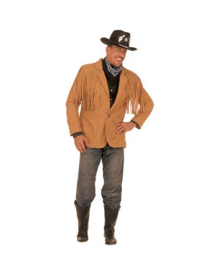 Giacca Western con Frange Adulto