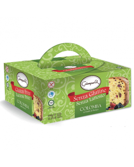 Colomba Giampaoli ai Frutti di Bosco Senza Glutine e Lattosio 350g