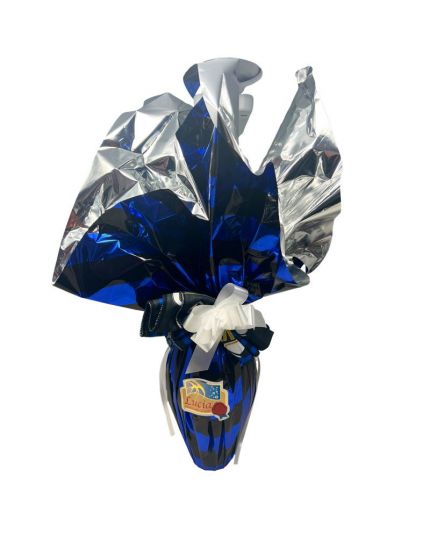 Uovo di Pasqua Artigianale di Finissimo Cioccolato Fondente LUCIA 1 Kg. Inter
