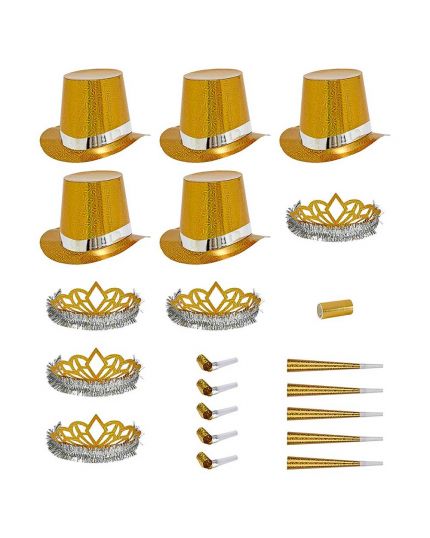 Kit Party Capodanno Las Vegas Colorato per 10 Persone