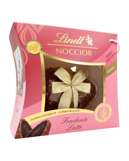 Uovo Pasqua Noccior Lindt Interno Fondente Copertura al Latte 510 Grammi
