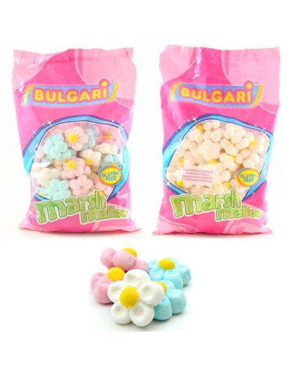 Caramelle Marshmallow Bulgari Margherite Fiori Colorati 900gr