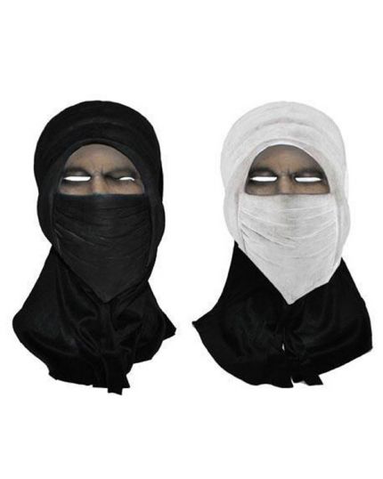 Maschera Lattice Ninja Bianca o Nera