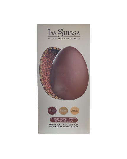 Uovo Pasqua Nocciolato Gianduia La Suissa 450gr