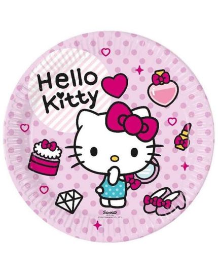Piatti Carta Hello Kitty