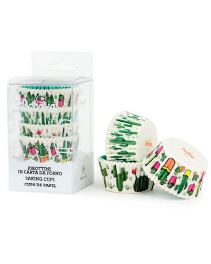 Pirottini Carta Forno Muffin Cactus Decora 75pz