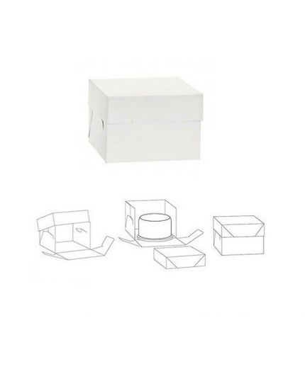 Scatola per Dolci con Coperchio Decora 40,5x40,5x40cm