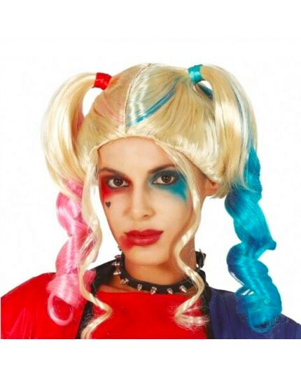 Parrucca con Codine Colorate