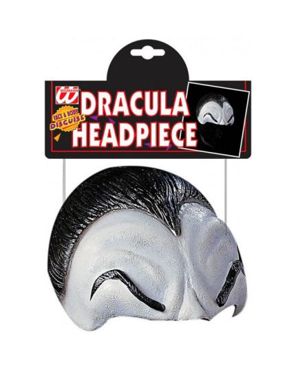 Maschera Calotta Dracula Sopracciglia e Capelli in Lattice