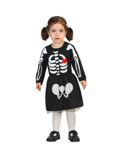Costume Scheletro Baby Bambina