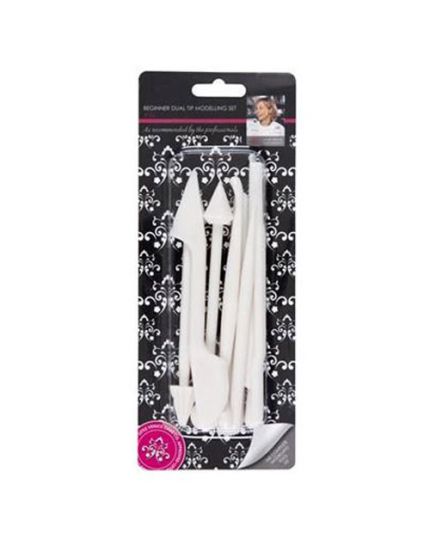 Set 8 Attrezzi Doppi per Modellaggio Pasta di Zucchero Docrafts