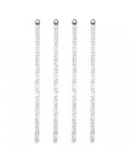 Palettine per Cocktail Pvc Trasparenti con Glitter Multicolor 100pz