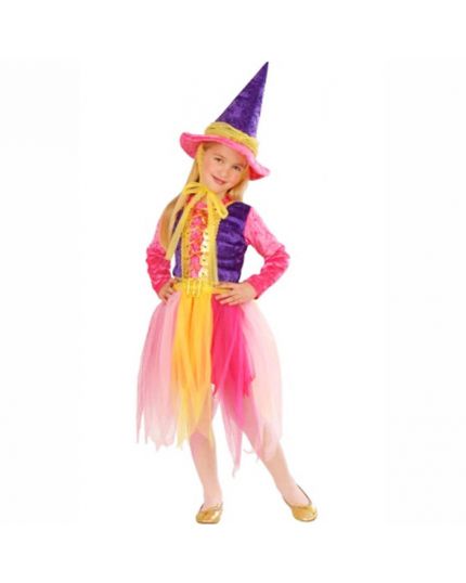 Costume Streghetta Arcobaleno Baby
