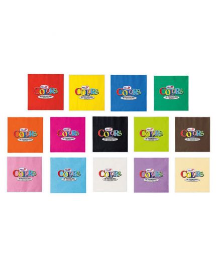 Tovaglioli Cocktail Carta Colors Colorati 100pz