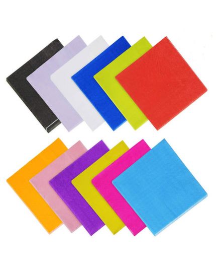 Tovaglioli Carta Tinta Unita Colors 50pz